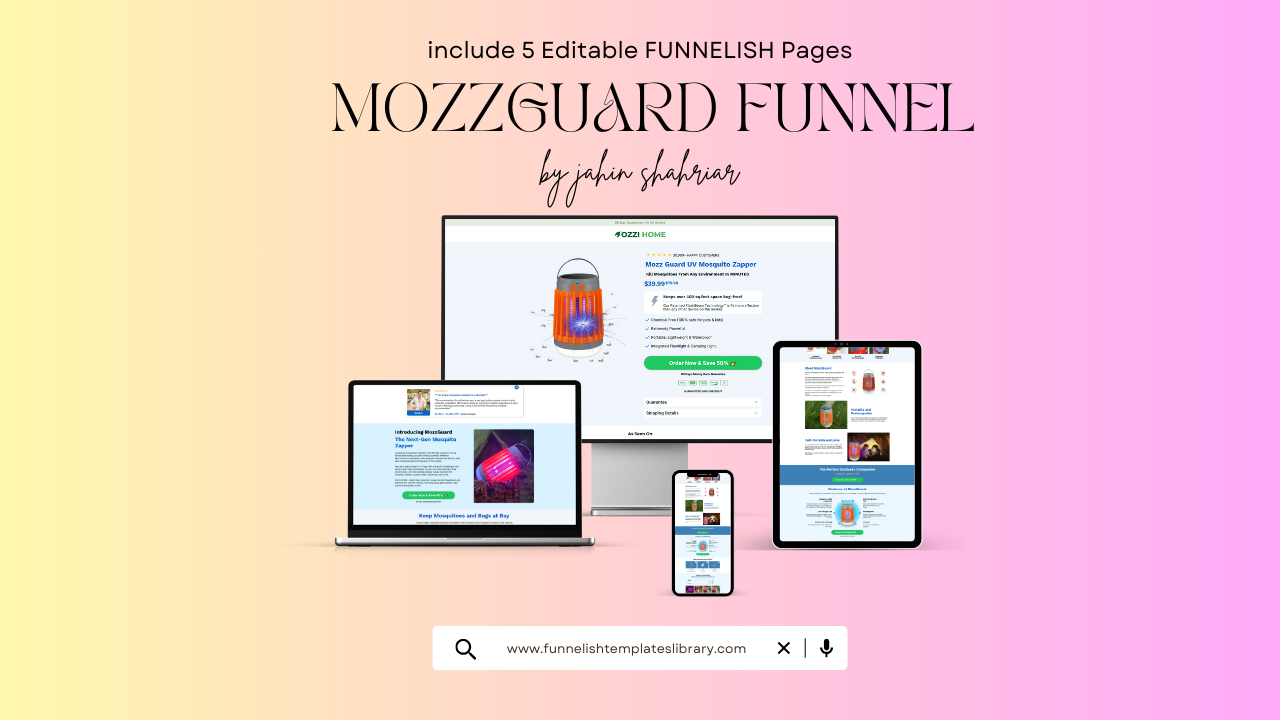 Mozz Guard Mosquito Zapper Funnelish Templates