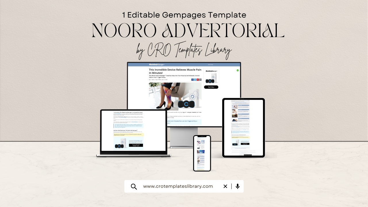 Shopify Advertorial Template