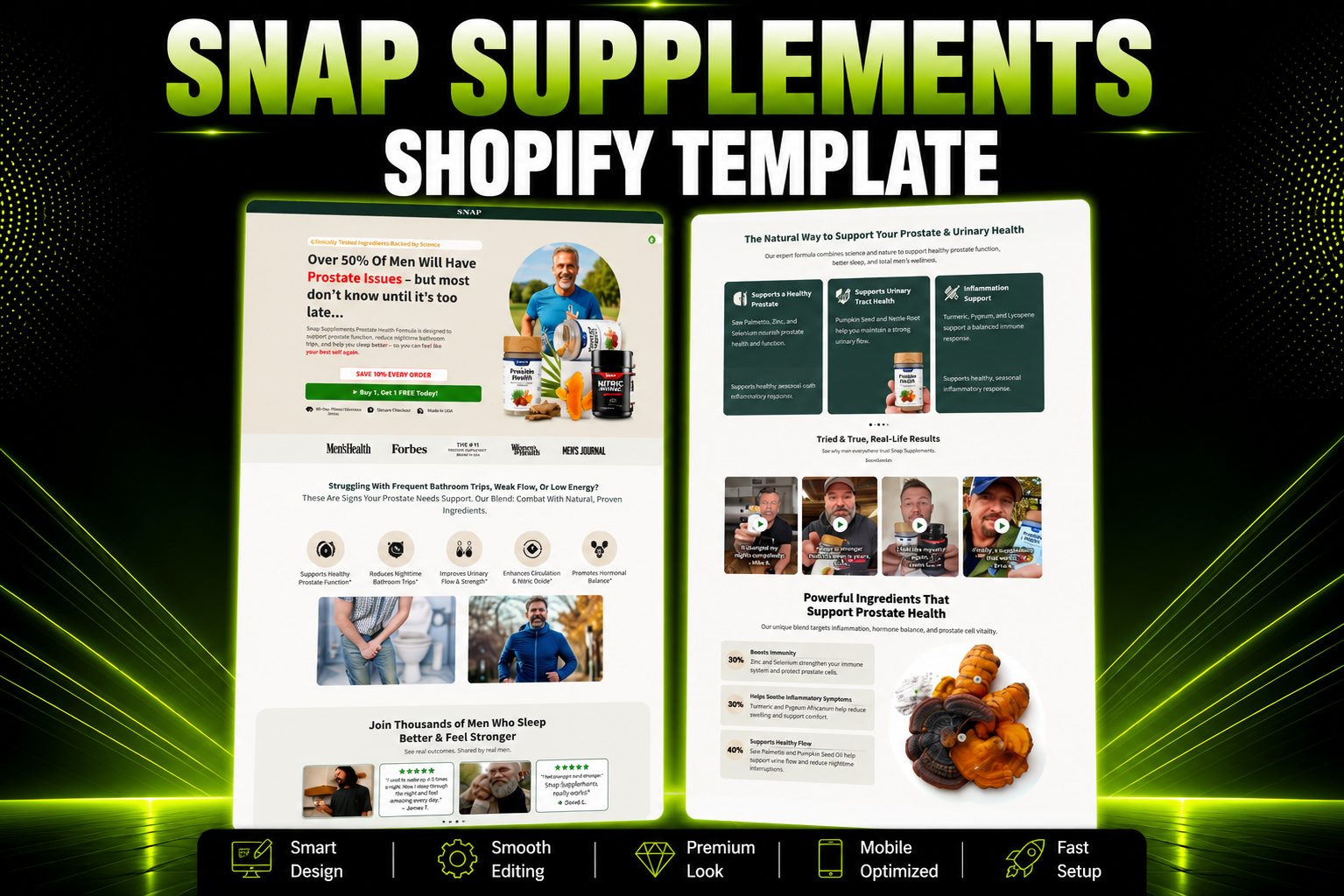 Snap Supplement Shopify Template