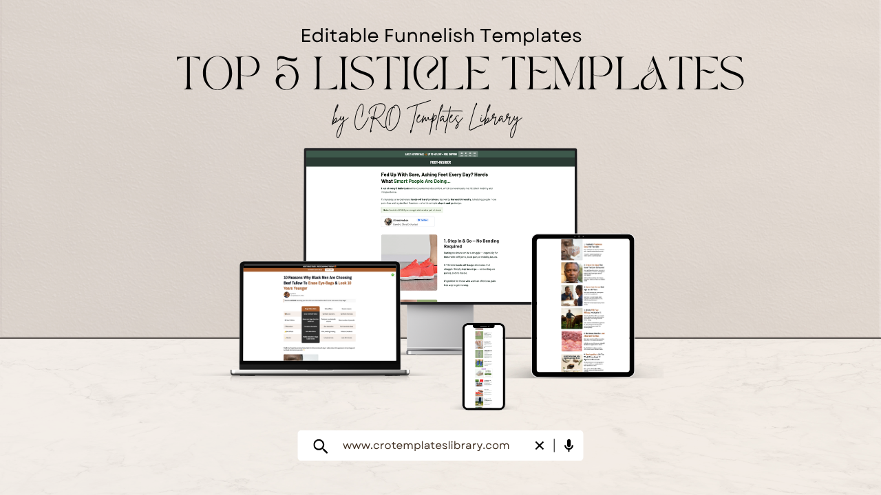 Top 5 Funnelish Listicle Templates to Buy for High Converting Funnels