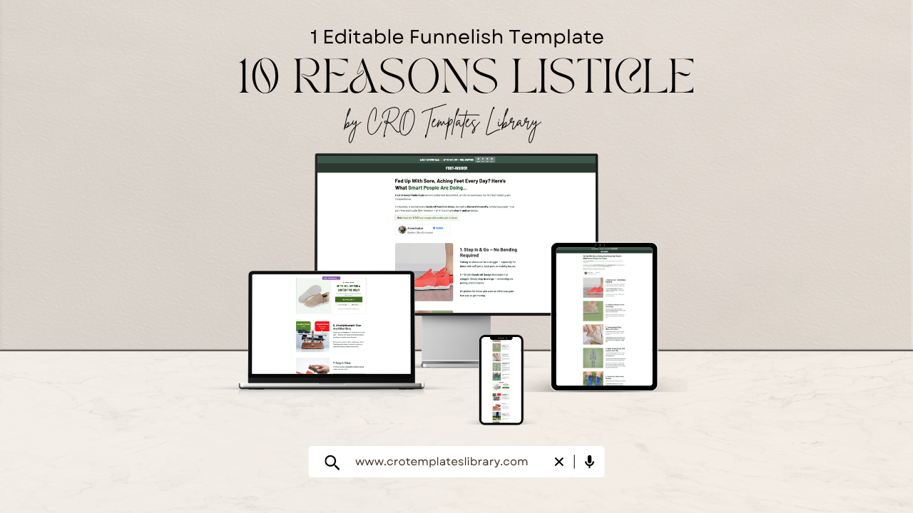 10 Reasons Funnelish Listicle Template