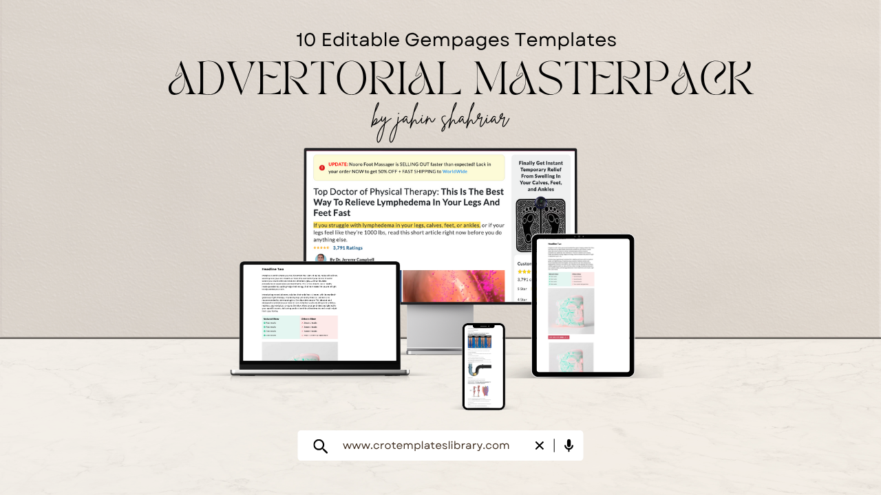 10 Shopify Advertorial Listicle Template