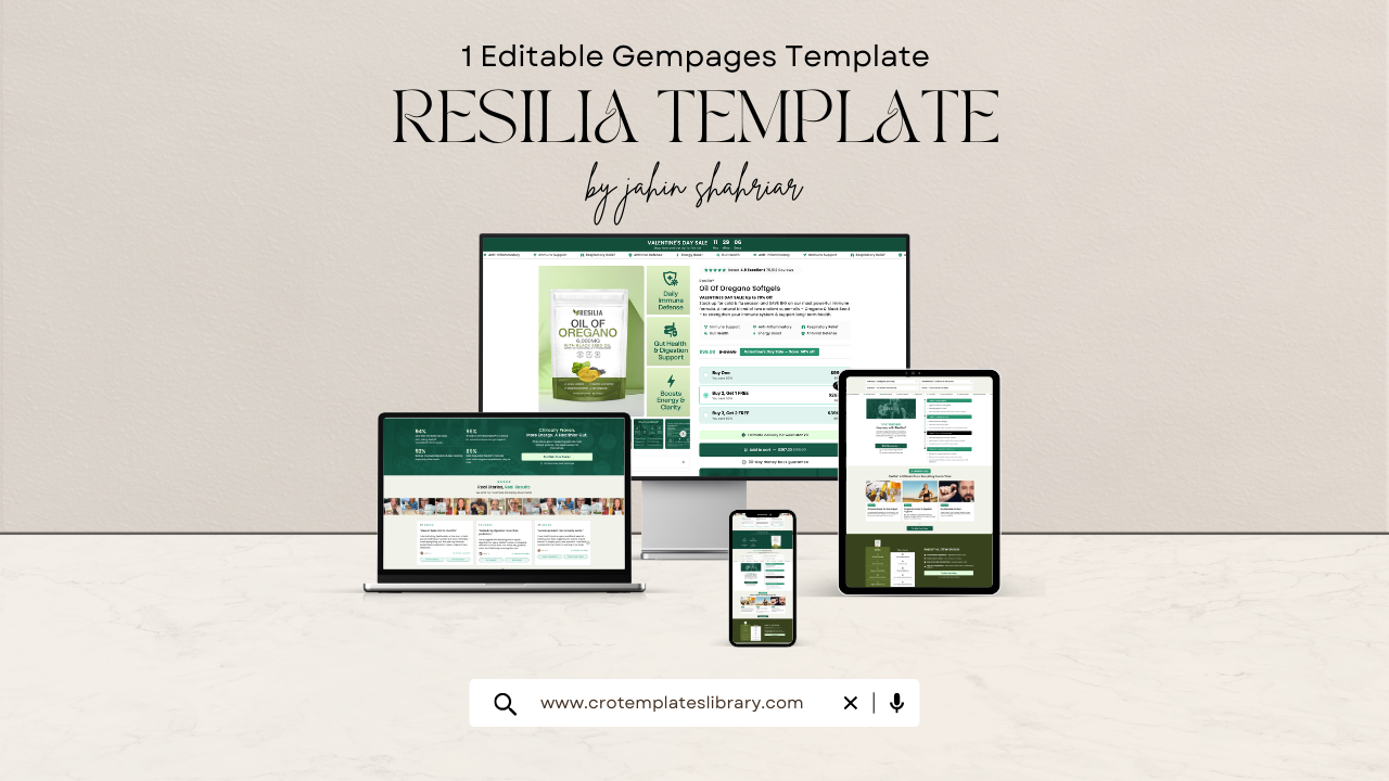 Resilia Shopify PDP Template